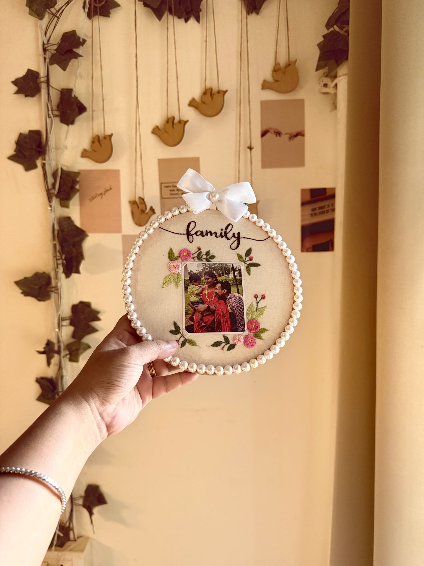 Embroidered Photo Frame