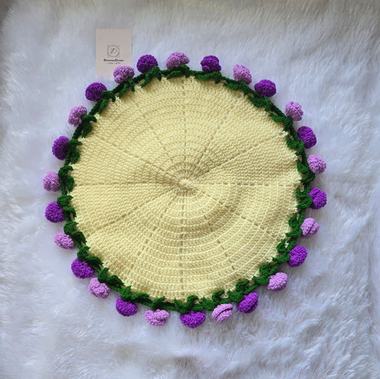 Crochet Rose Bouquet Blanket