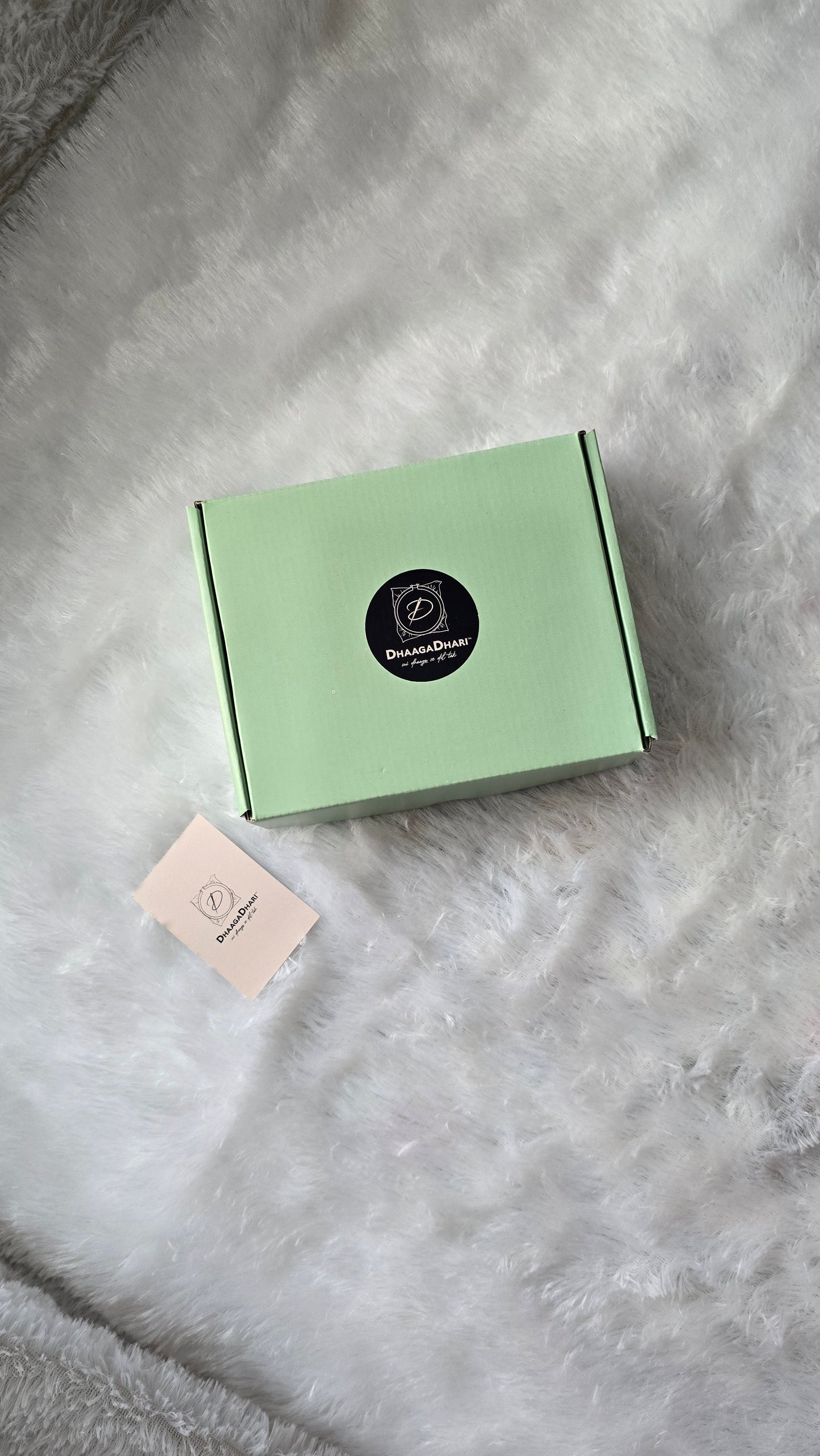 Customizable Diwali Gift Hamper | Hand-Embroidered Shubh Labh & Dry Fruits