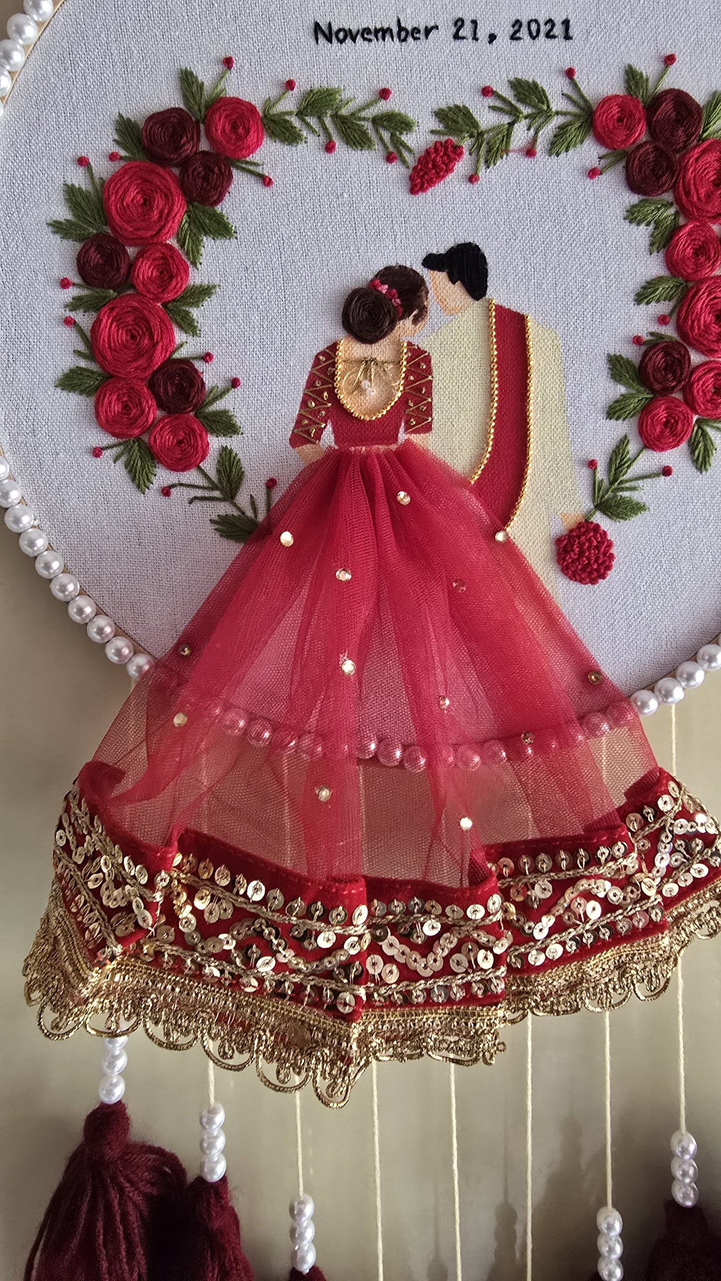 Embroidery Wedding Hoop