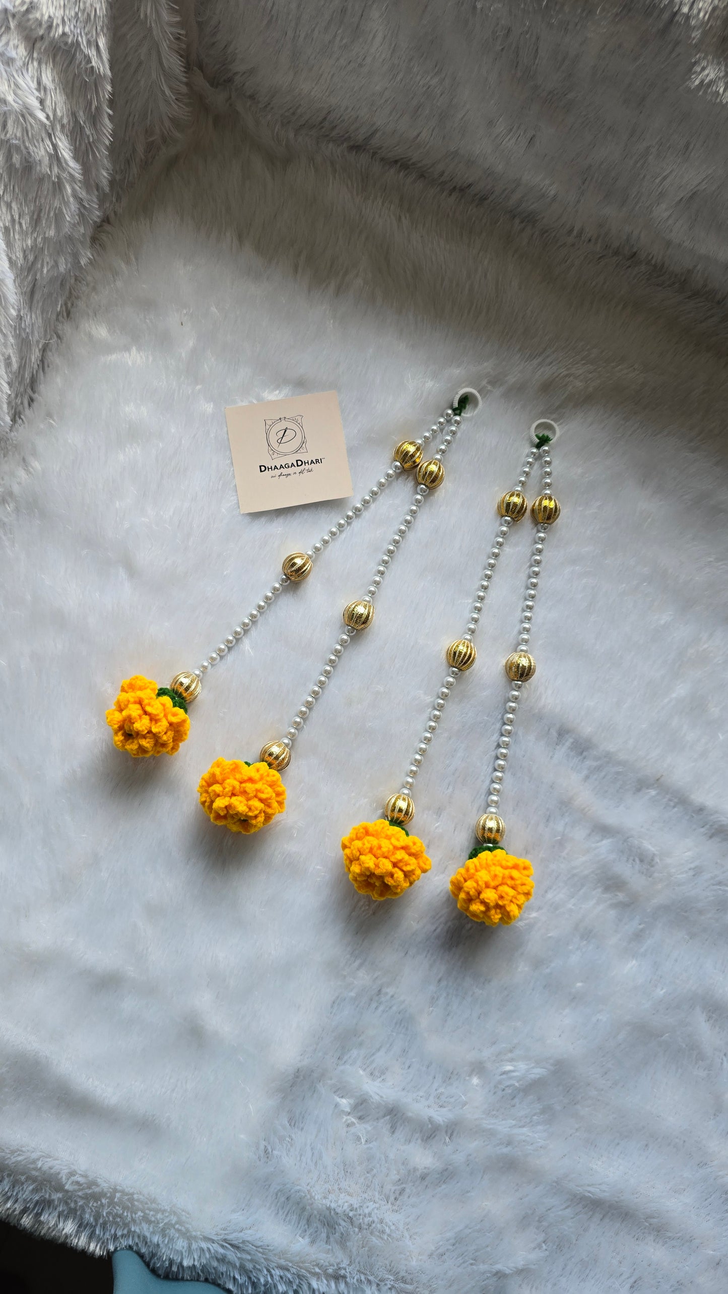 Handmade Marigold Hangings | Festive Home Décor by DhaagaDhari