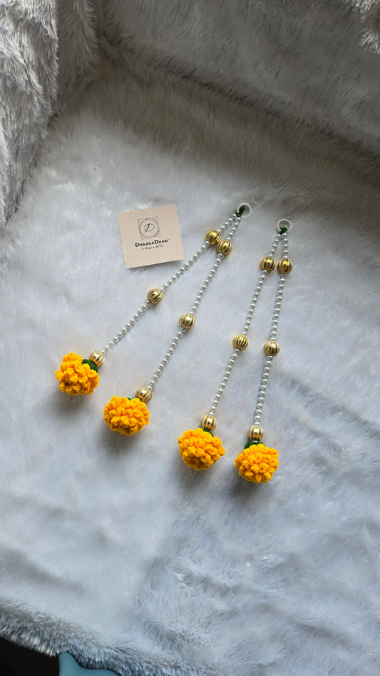 Handmade Marigold Hangings | Festive Home Décor by DhaagaDhari