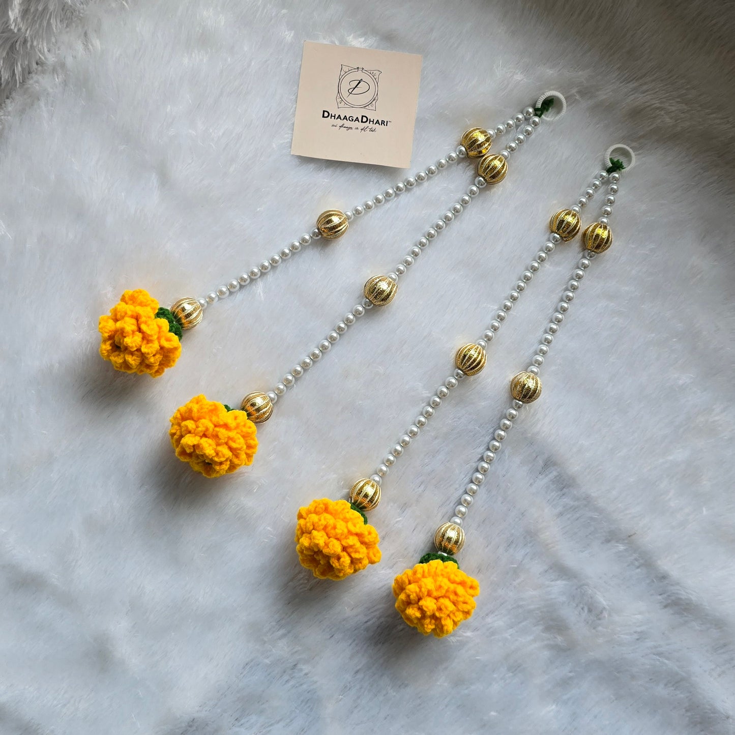 Handmade Marigold Hangings | Festive Home Décor by DhaagaDhari