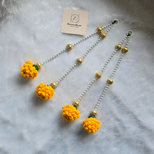 Handmade Marigold Hangings | Festive Home Décor by DhaagaDhari