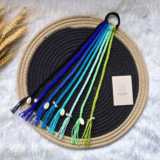 Handmade Navratri Hair Braids – Festive Special (2 Variations)