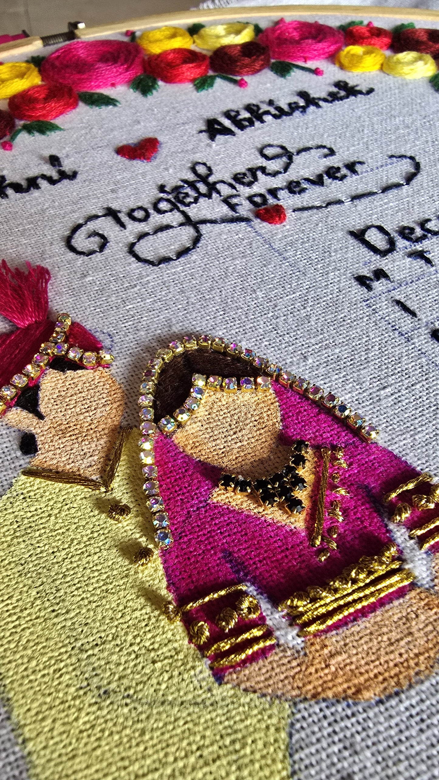 Embroidery Wedding Hoop