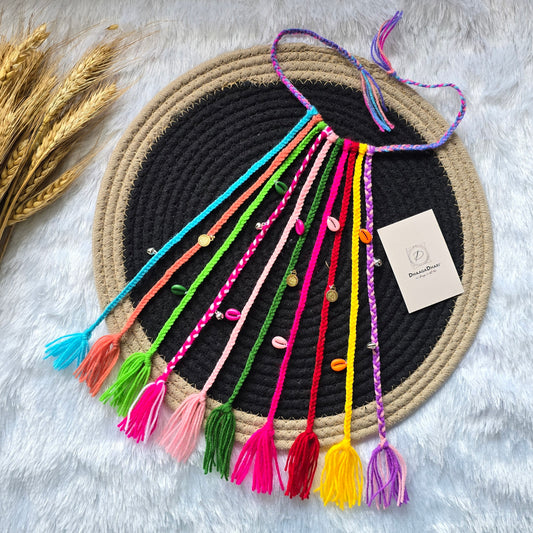 Handmade Navratri Hair Braids – Festive Special (2 Variations)
