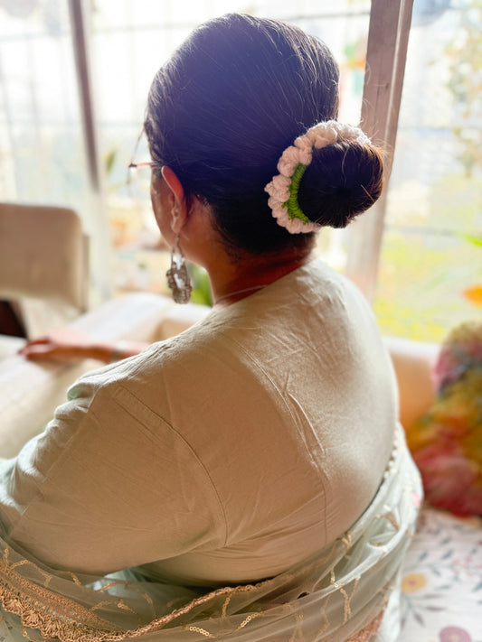 Jasmine Bloom Scrunchies