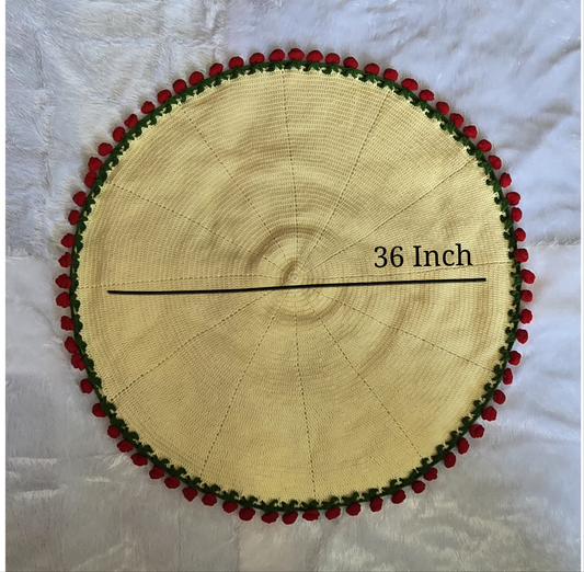 Crochet Red Roses Blanket Bouquet