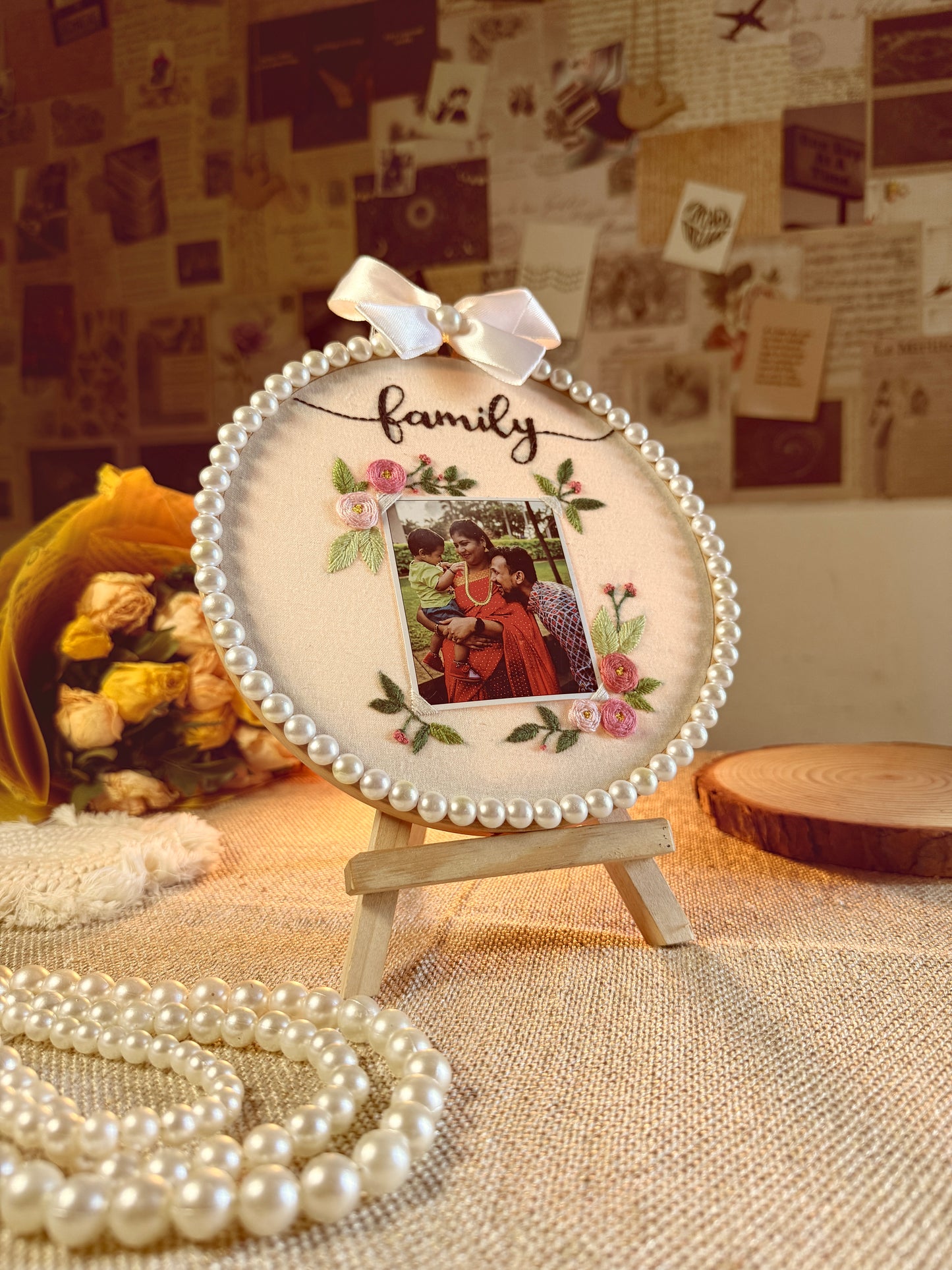Embroidered Photo Frame