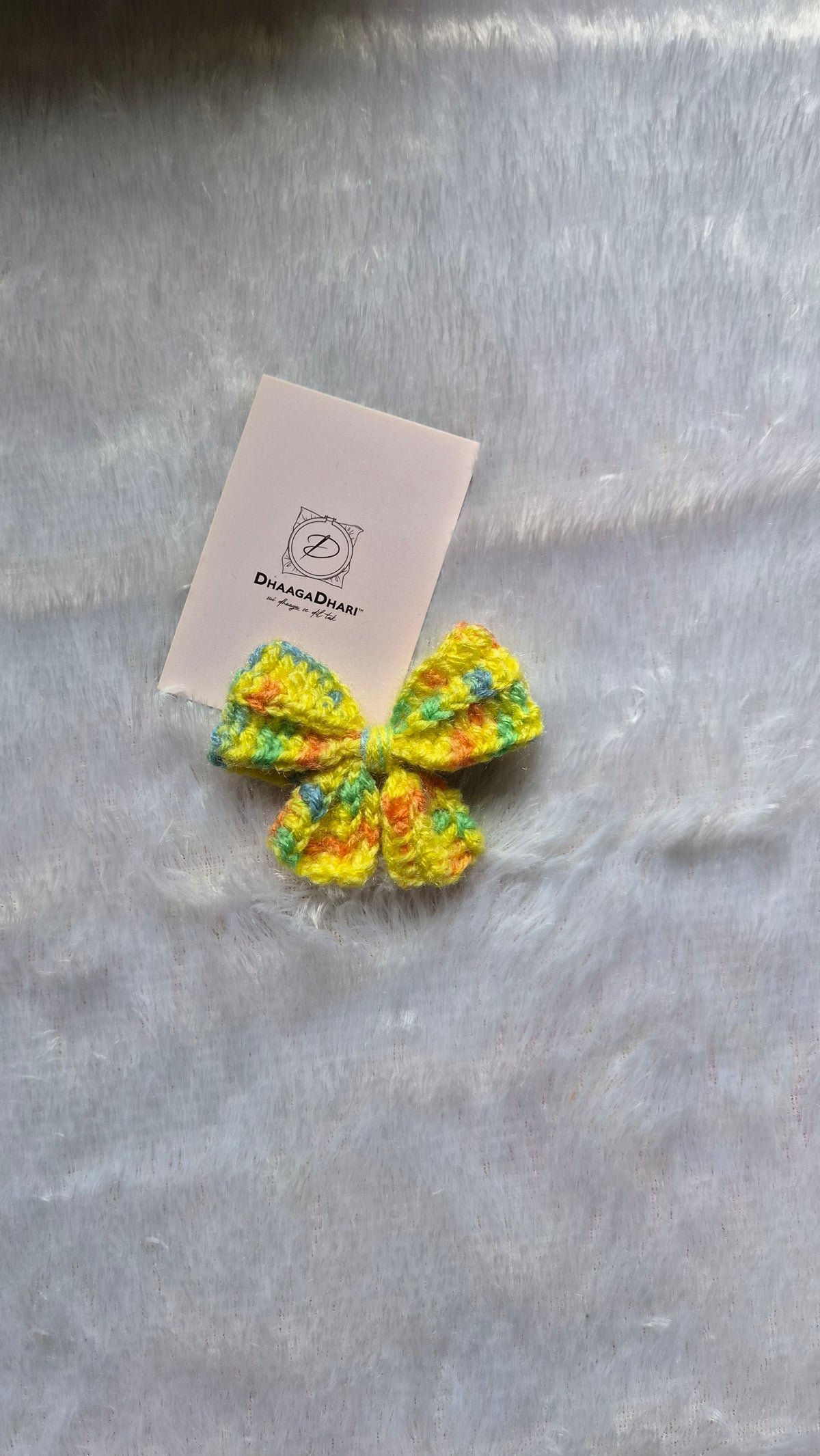 Crochet Bow Clip