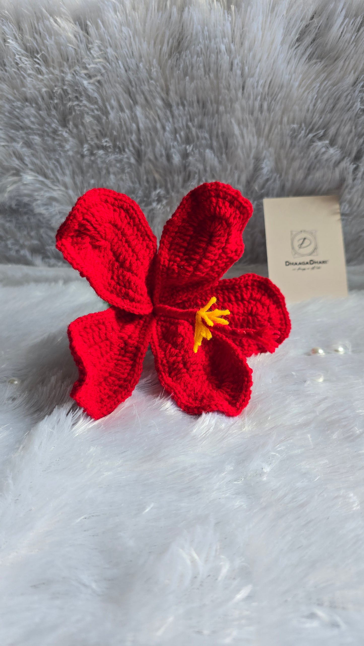 Hibiscus Crochet Flower
