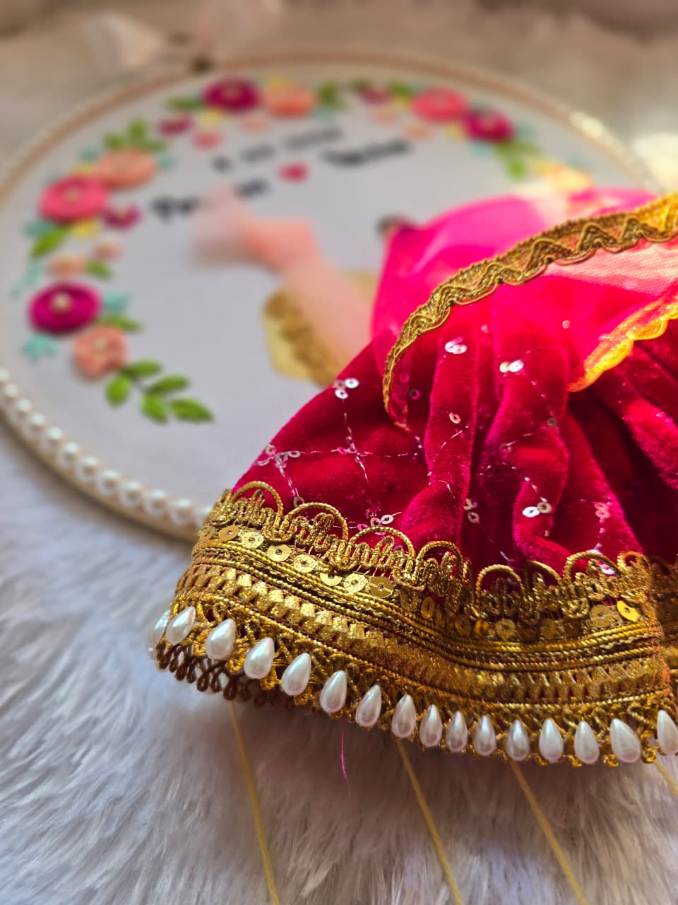 Embroidery Wedding Hoop