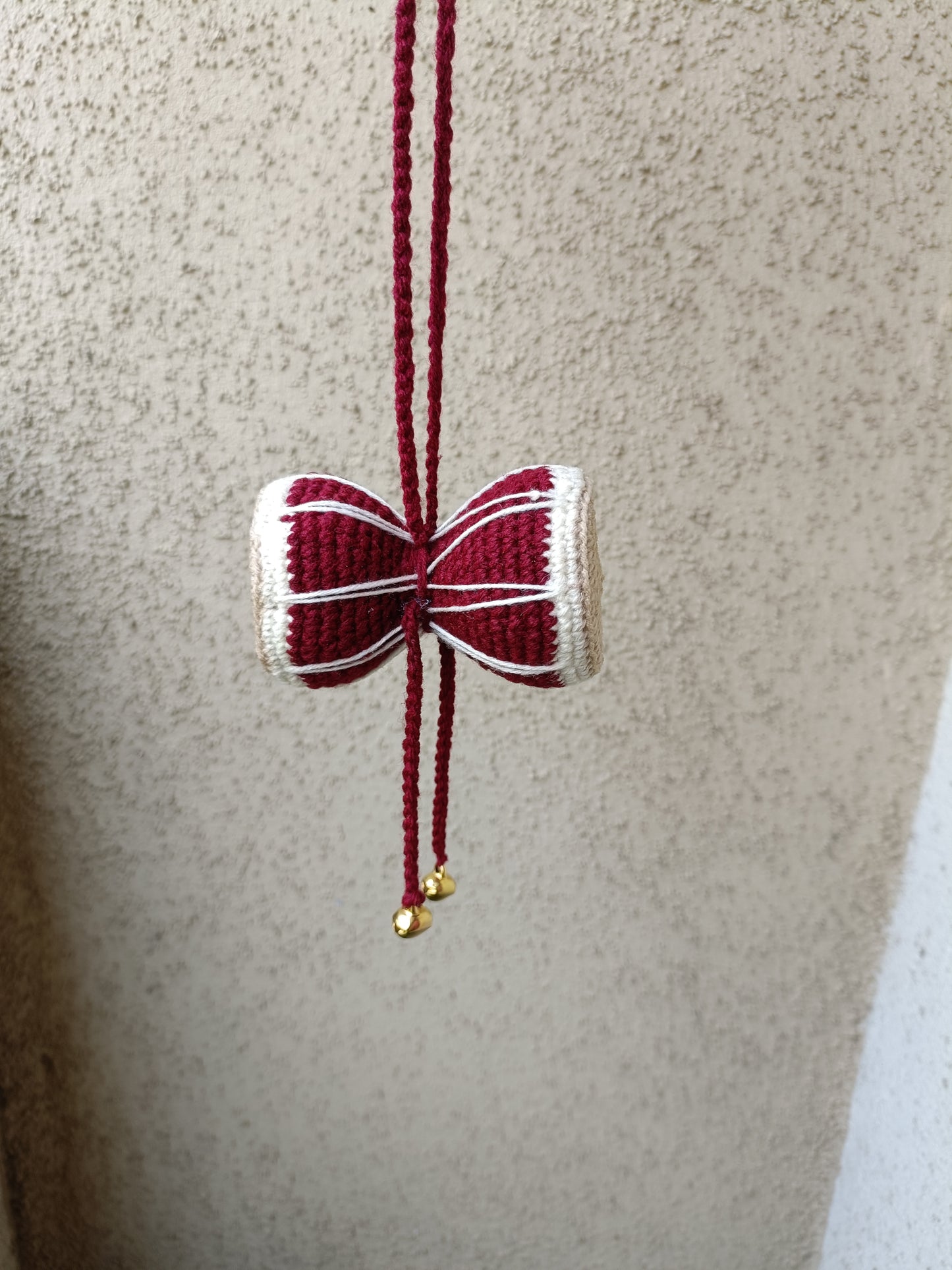 Crochet Damru Car Hanging