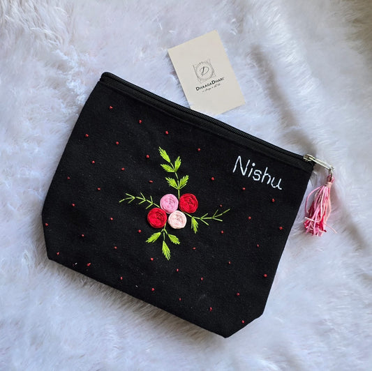 Floral Makeup Pouch