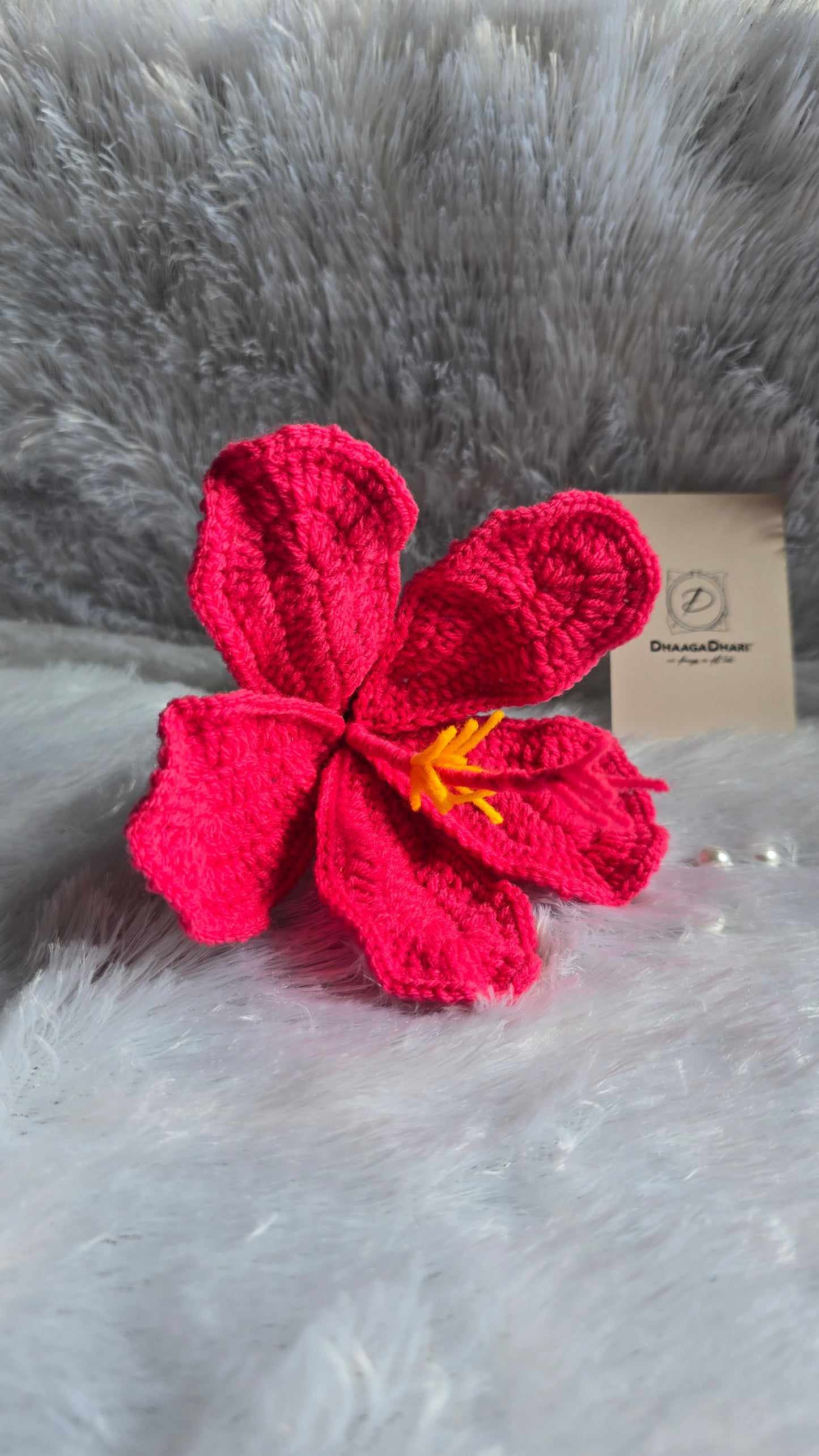 Hibiscus Crochet Flower