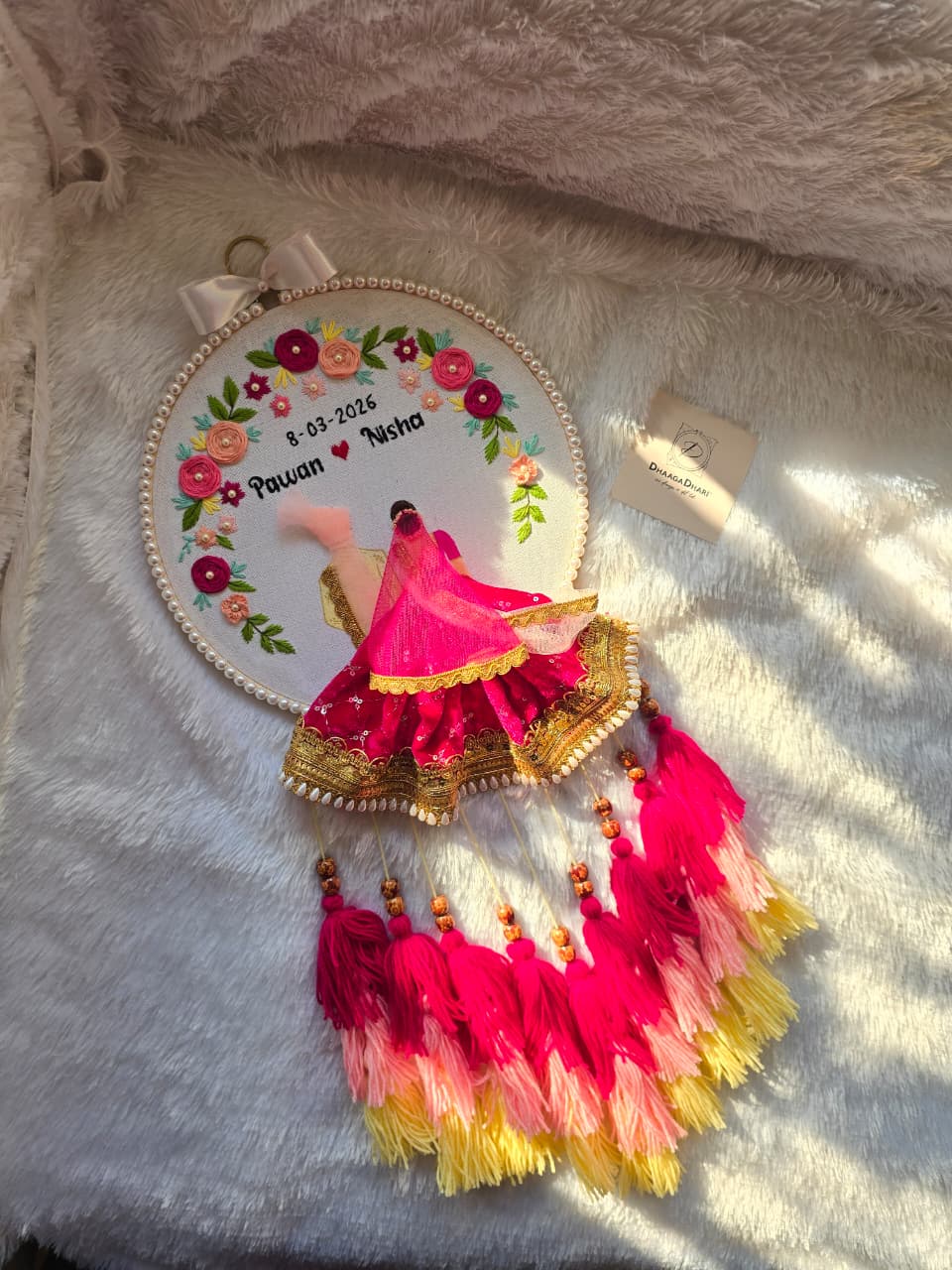 Embroidery Wedding Hoop