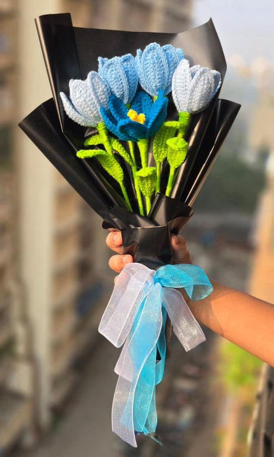 Forever Blooms Crochet Tulip Bouquet