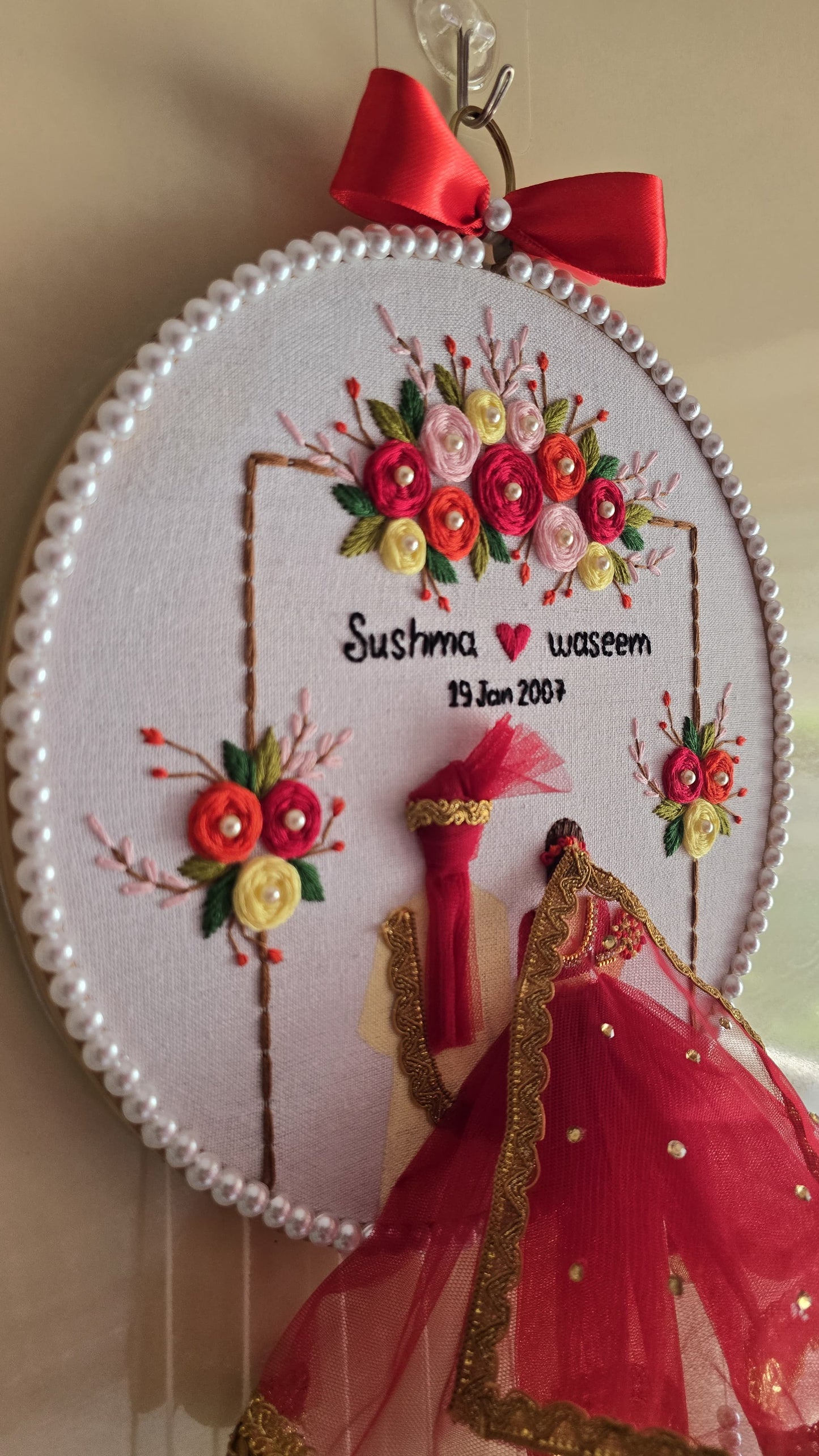Embroidery Wedding Hoop