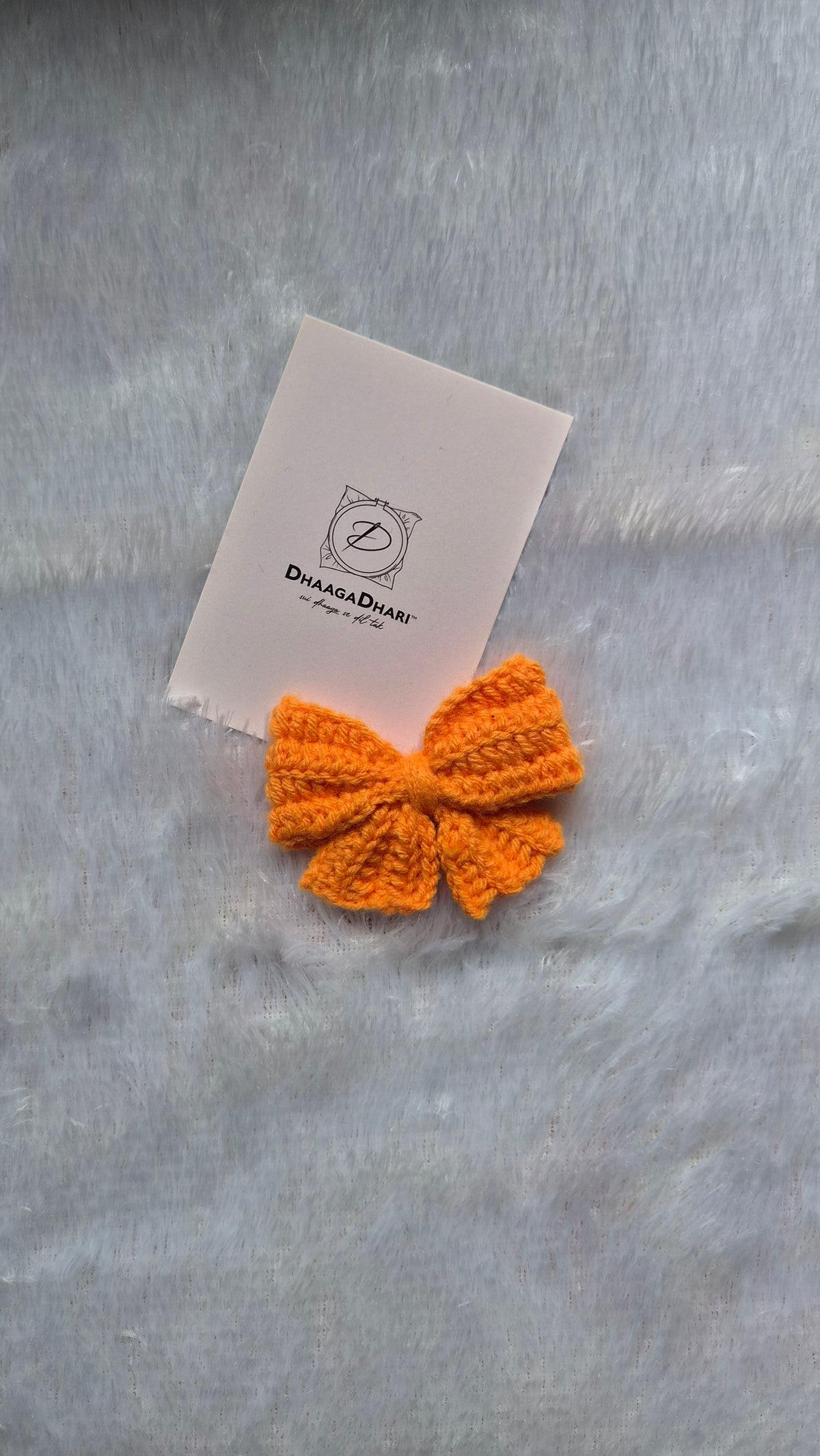 Crochet Bow Clip