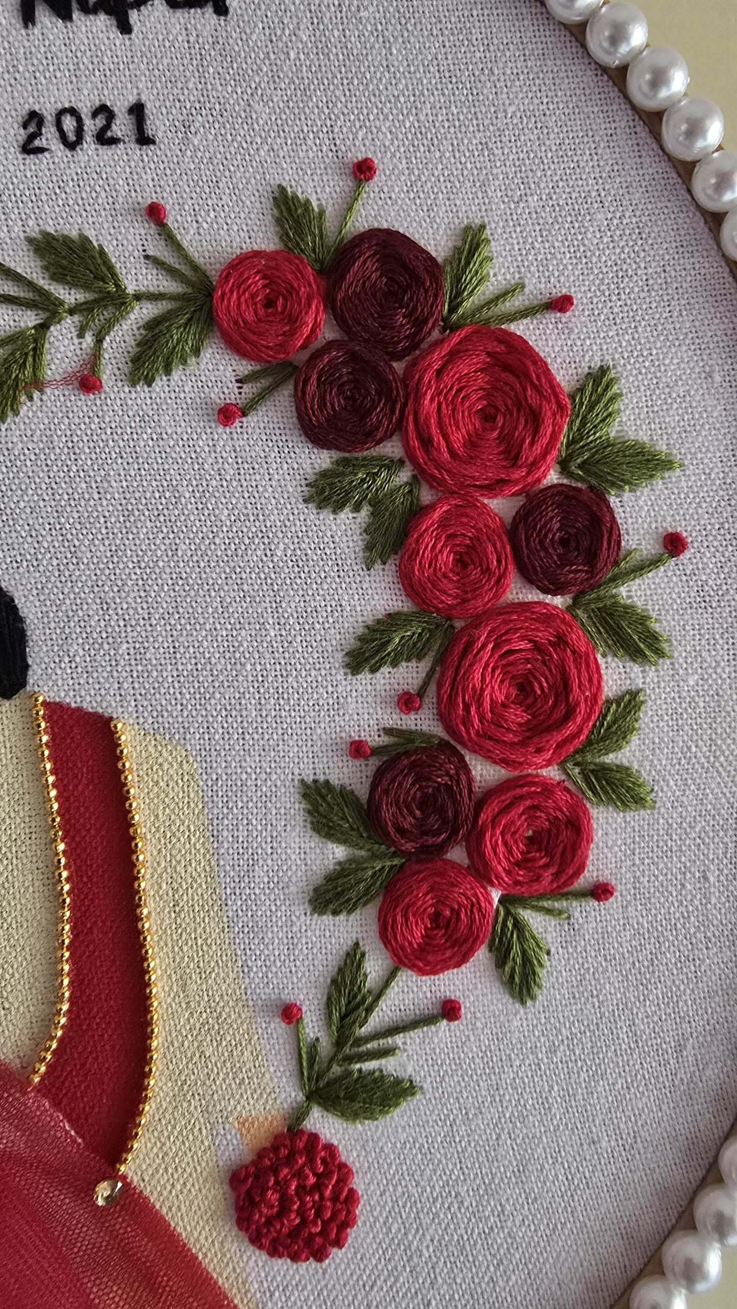 Embroidery Wedding Hoop