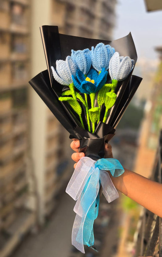 Forever Blooms Crochet Tulip Bouquet