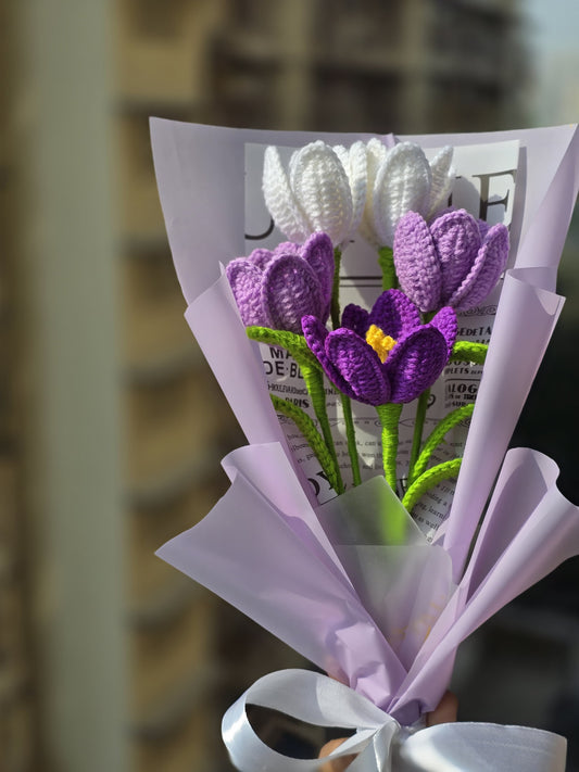 Forever Blooms Crochet Tulip Bouquet