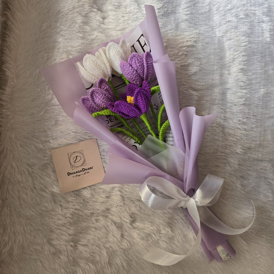 Forever Blooms Crochet Tulip Bouquet