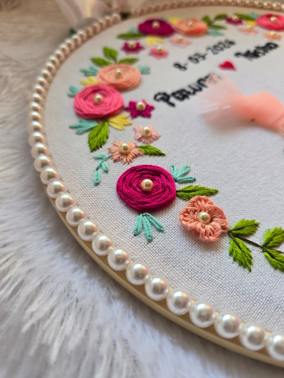 Embroidery Wedding Hoop