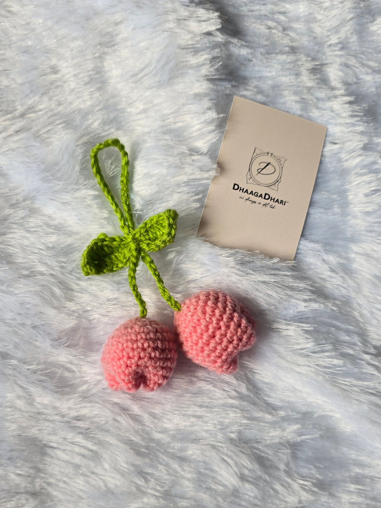 Tulip Crochet Charm