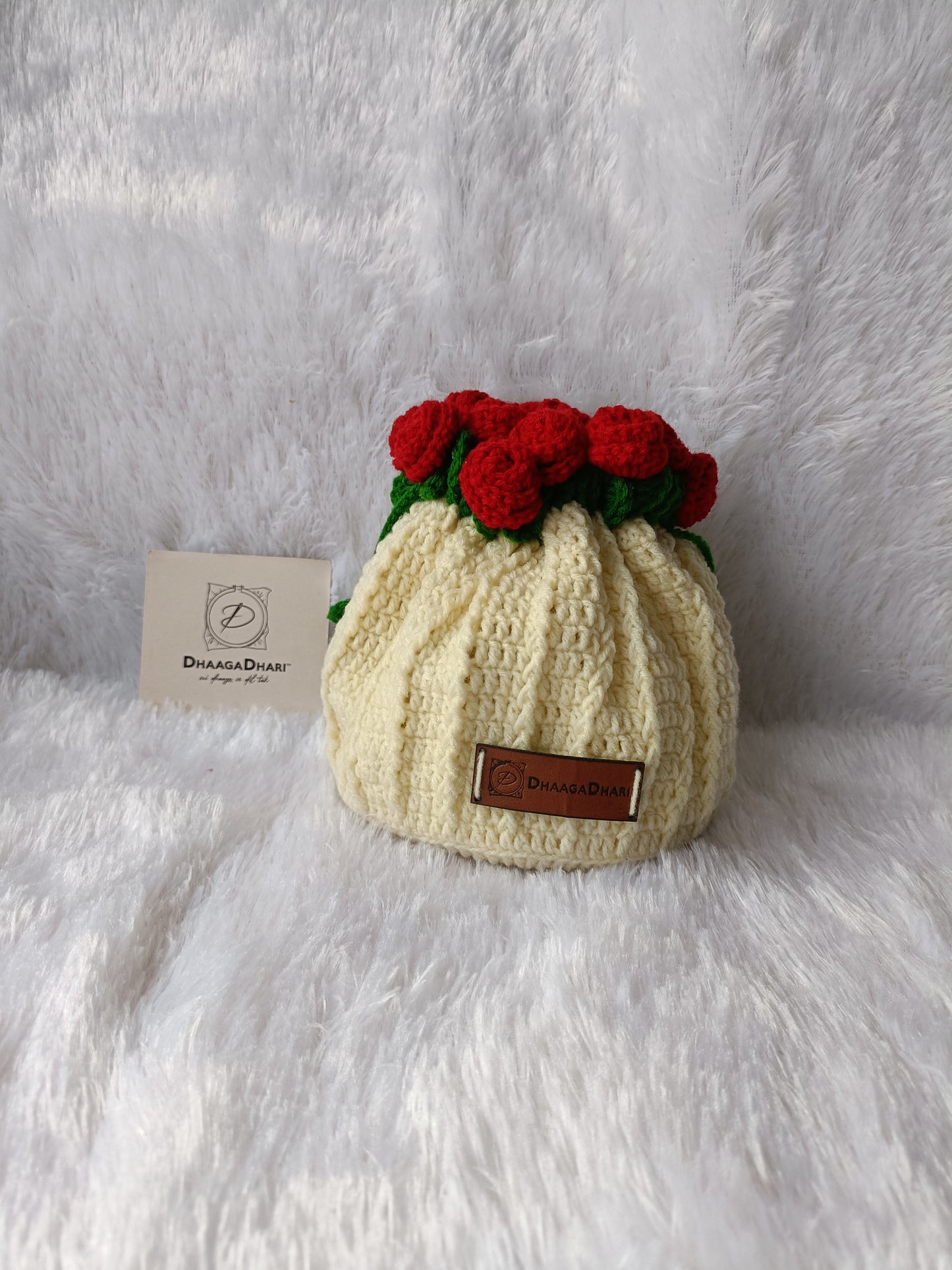 The 'Rose Garden' Crochet Potli