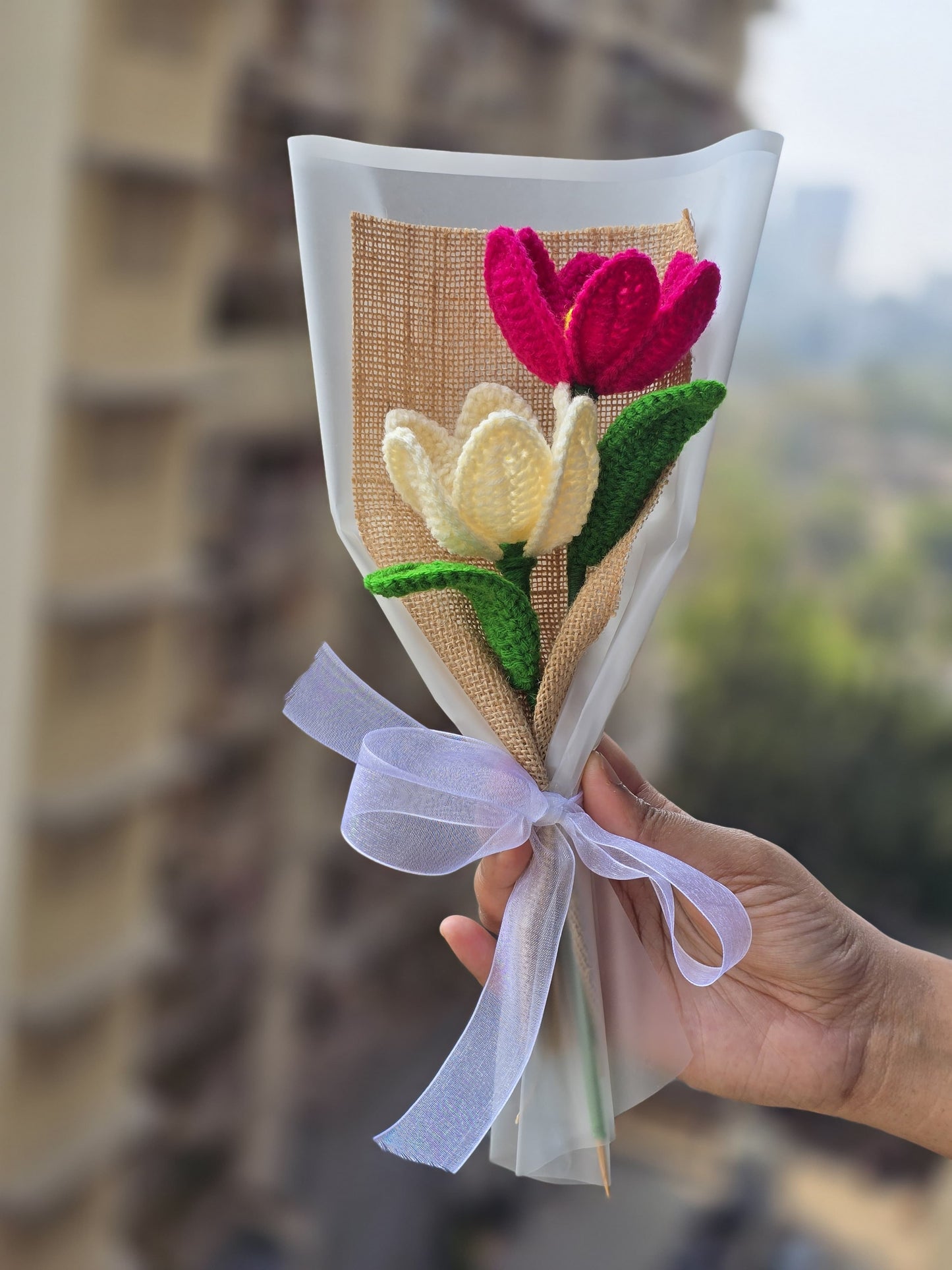 Handcrafted Eternal Tulip Bouquet