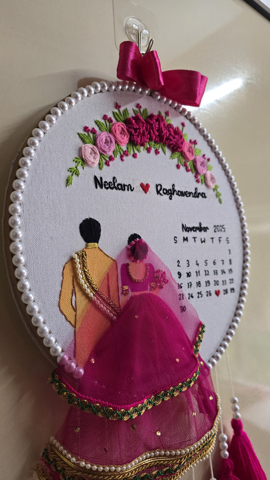 Embroidery Wedding Hoop