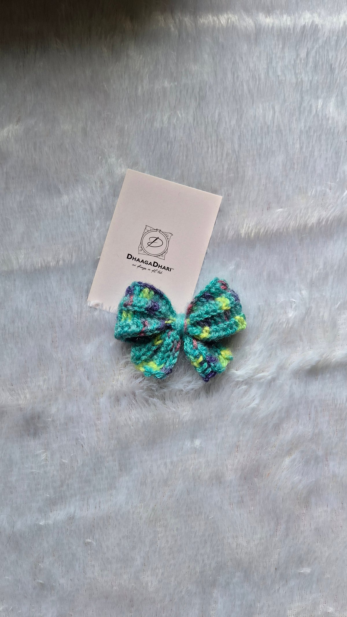 Crochet Bow Clip