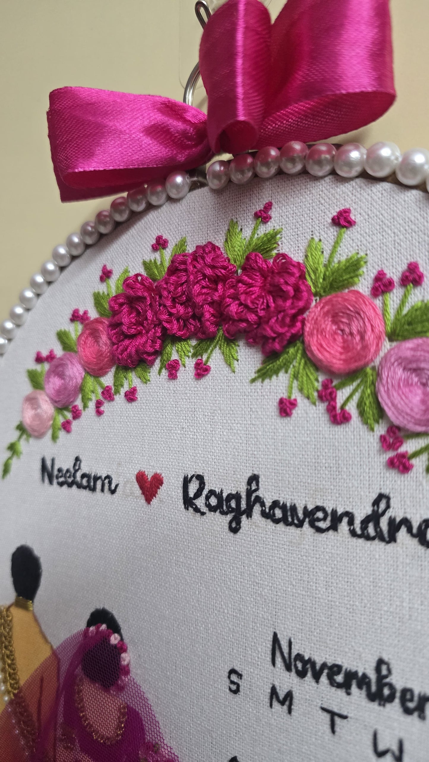 Embroidery Wedding Hoop