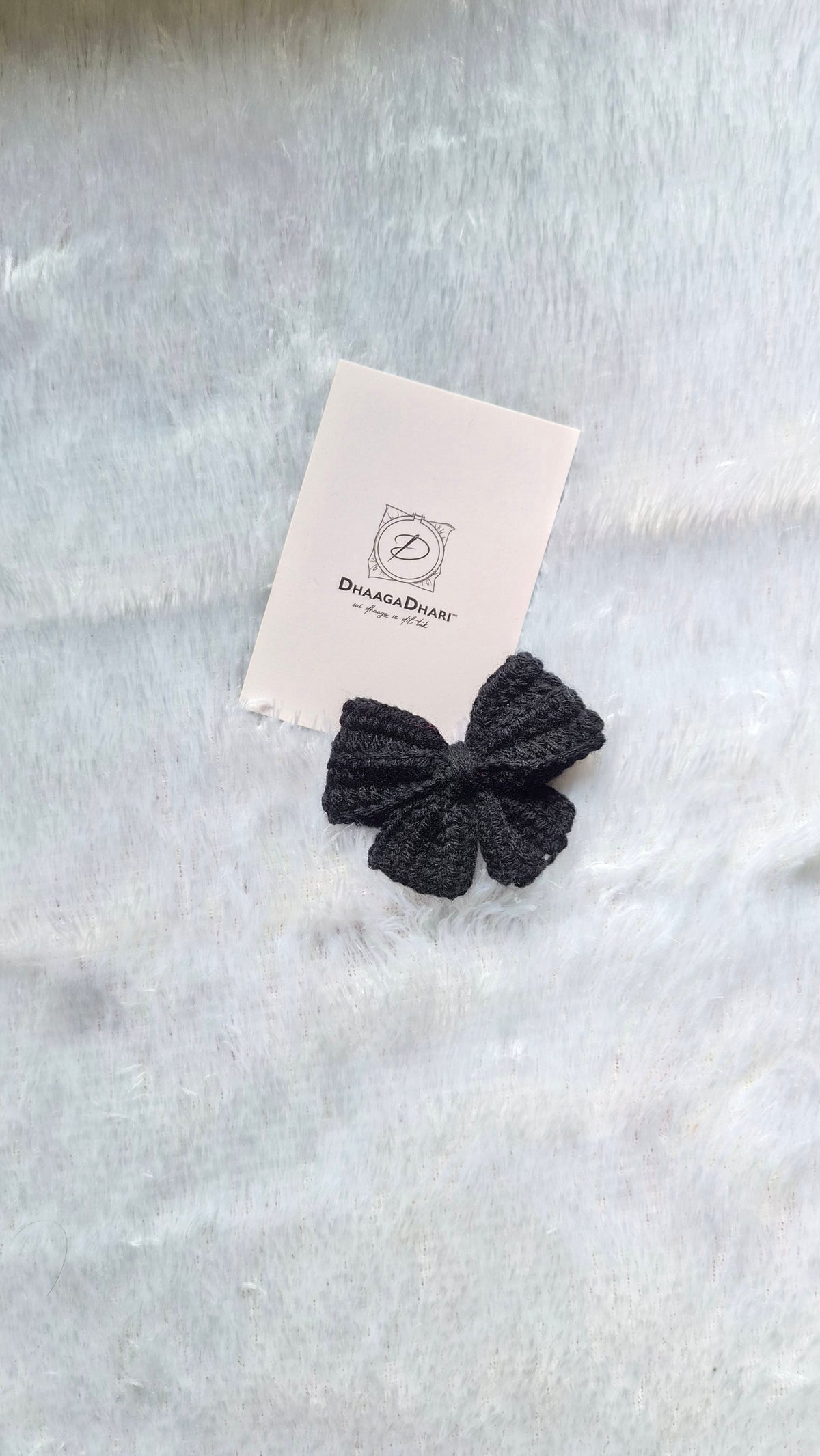 Crochet Bow Clip