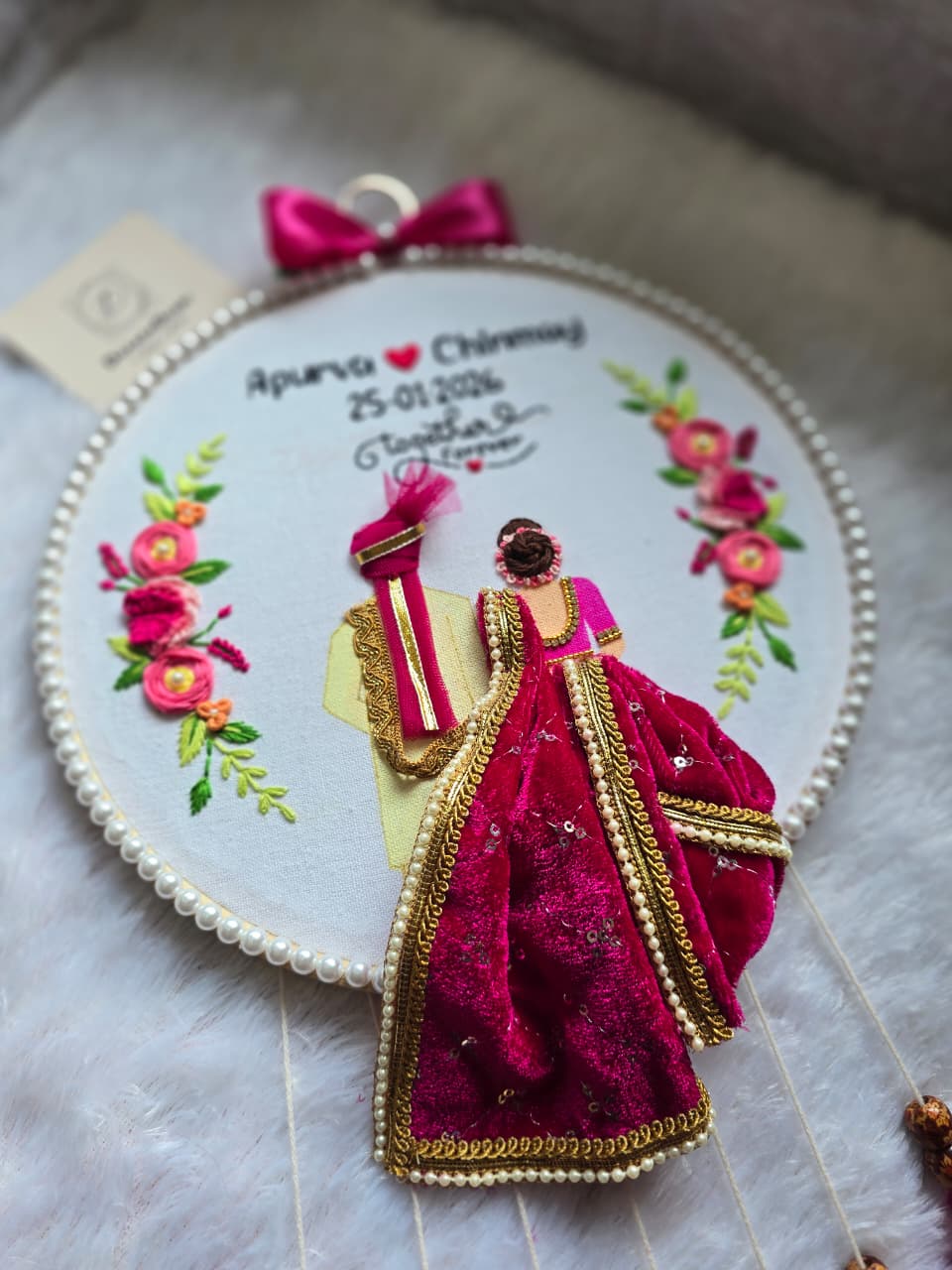 The Royal Peshwai Bond – Custom Wedding Hoop