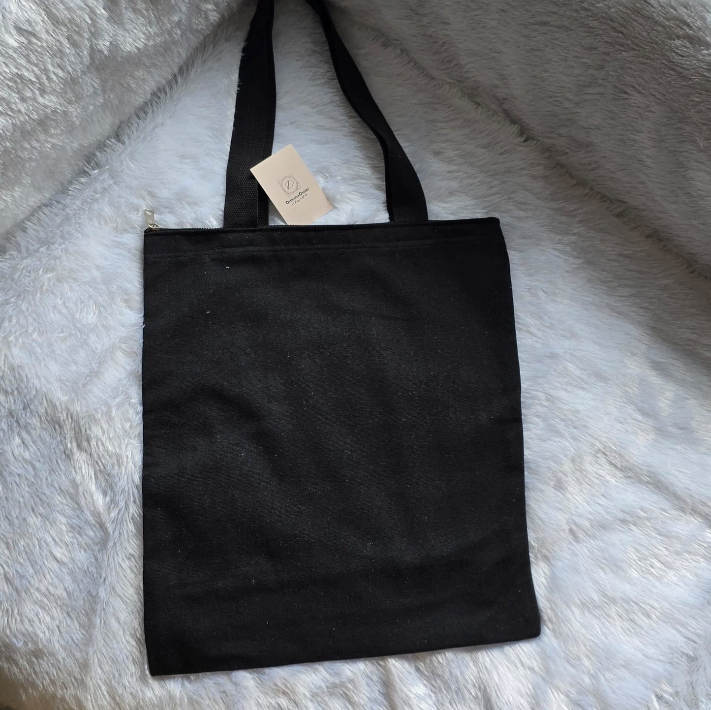 Heavy-Duty 350 GSM Cotton Canvas Tote Bag