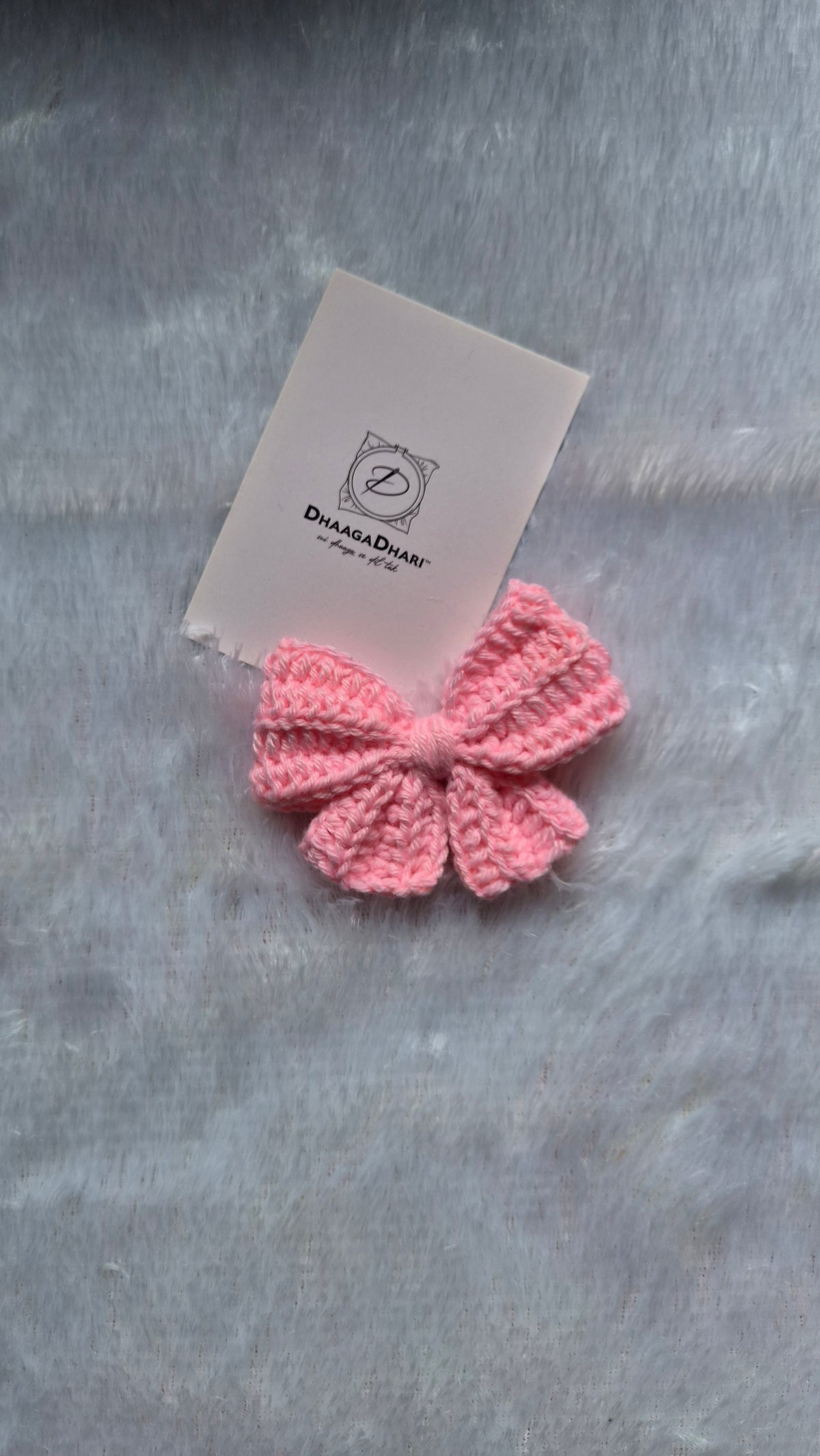 Crochet Bow Clip