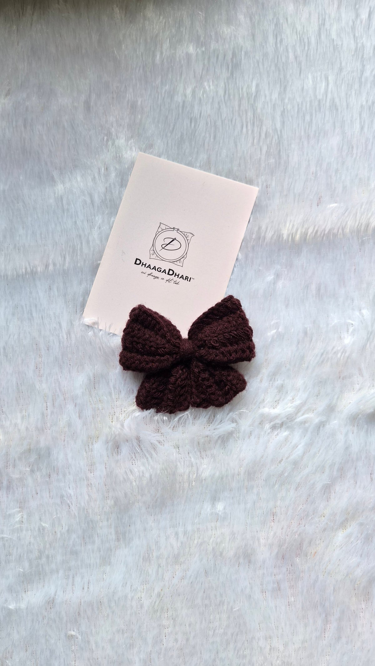 Crochet Bow Clip