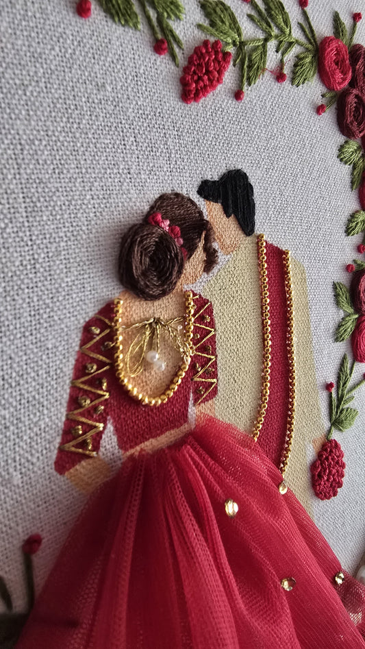 Embroidery Wedding Hoop