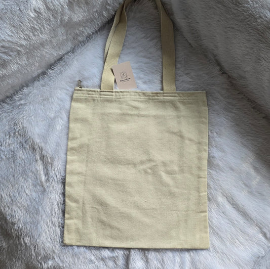 Heavy-Duty 350 GSM Cotton Canvas Tote Bag