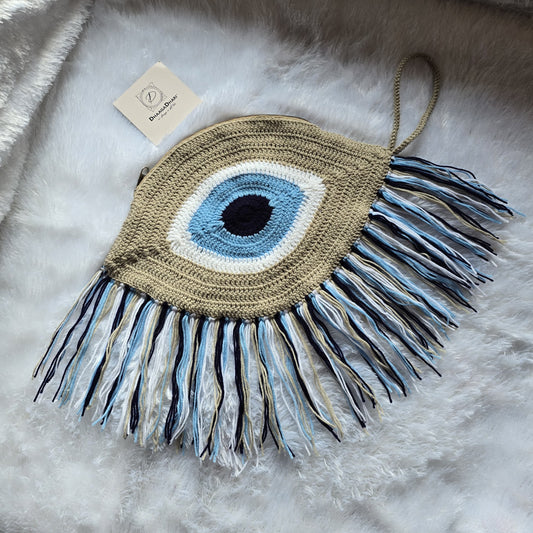 Boho Evil Eye Tassel Bag 🧿