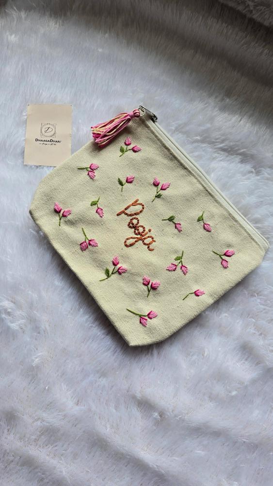 Floral Bloom Makeup Pouch