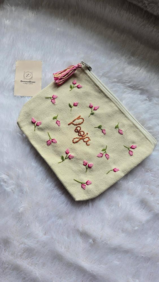 Floral Bloom Makeup Pouch