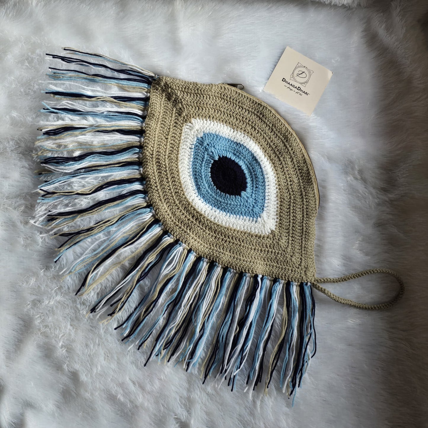 Boho Evil Eye Tassel Bag 🧿
