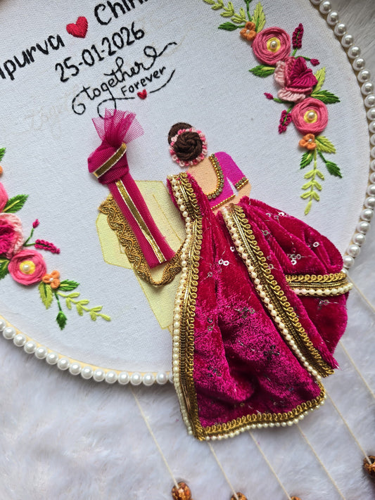 The Royal Peshwai Bond – Custom Wedding Hoop