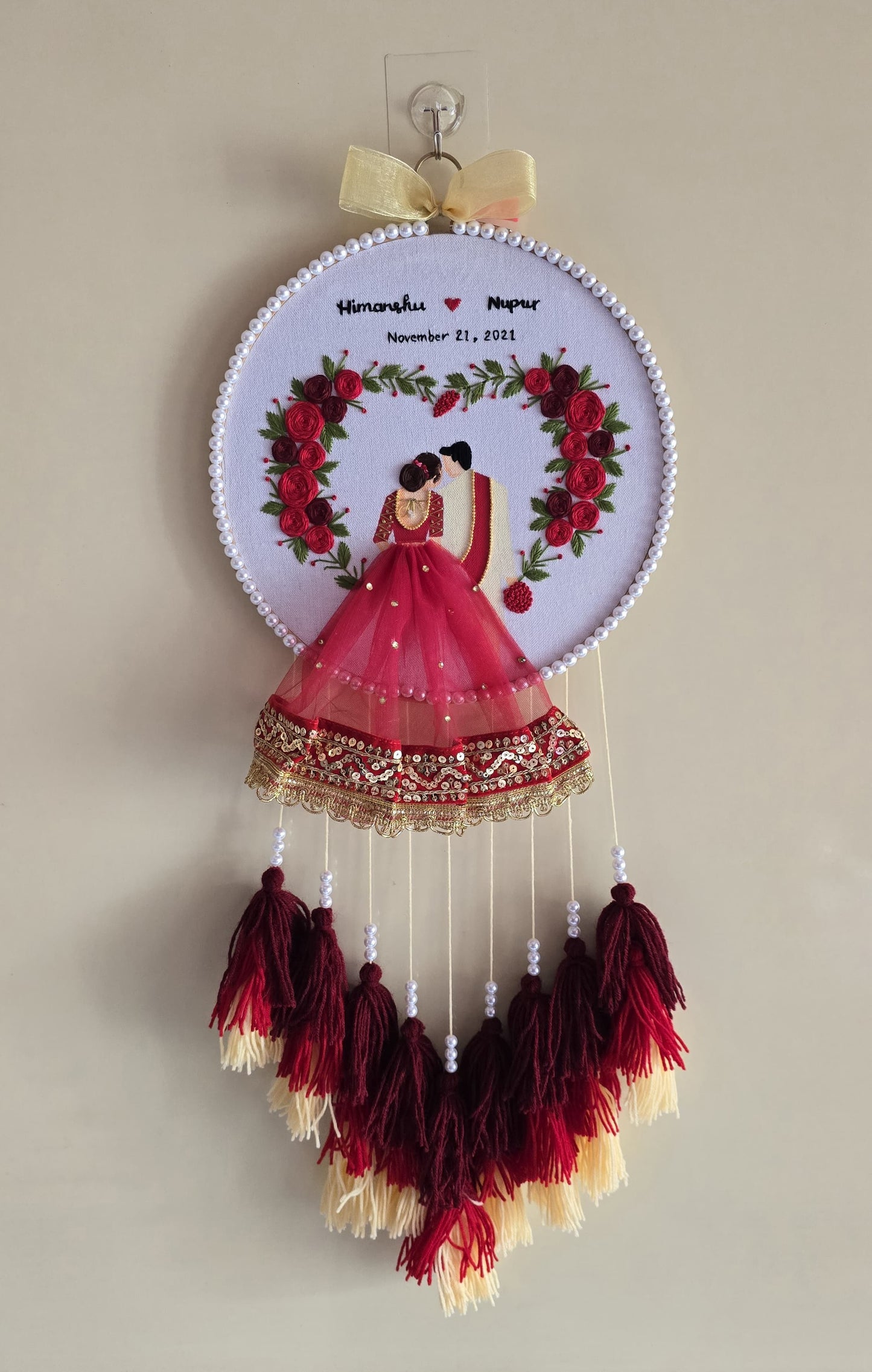 Embroidery Wedding Hoop