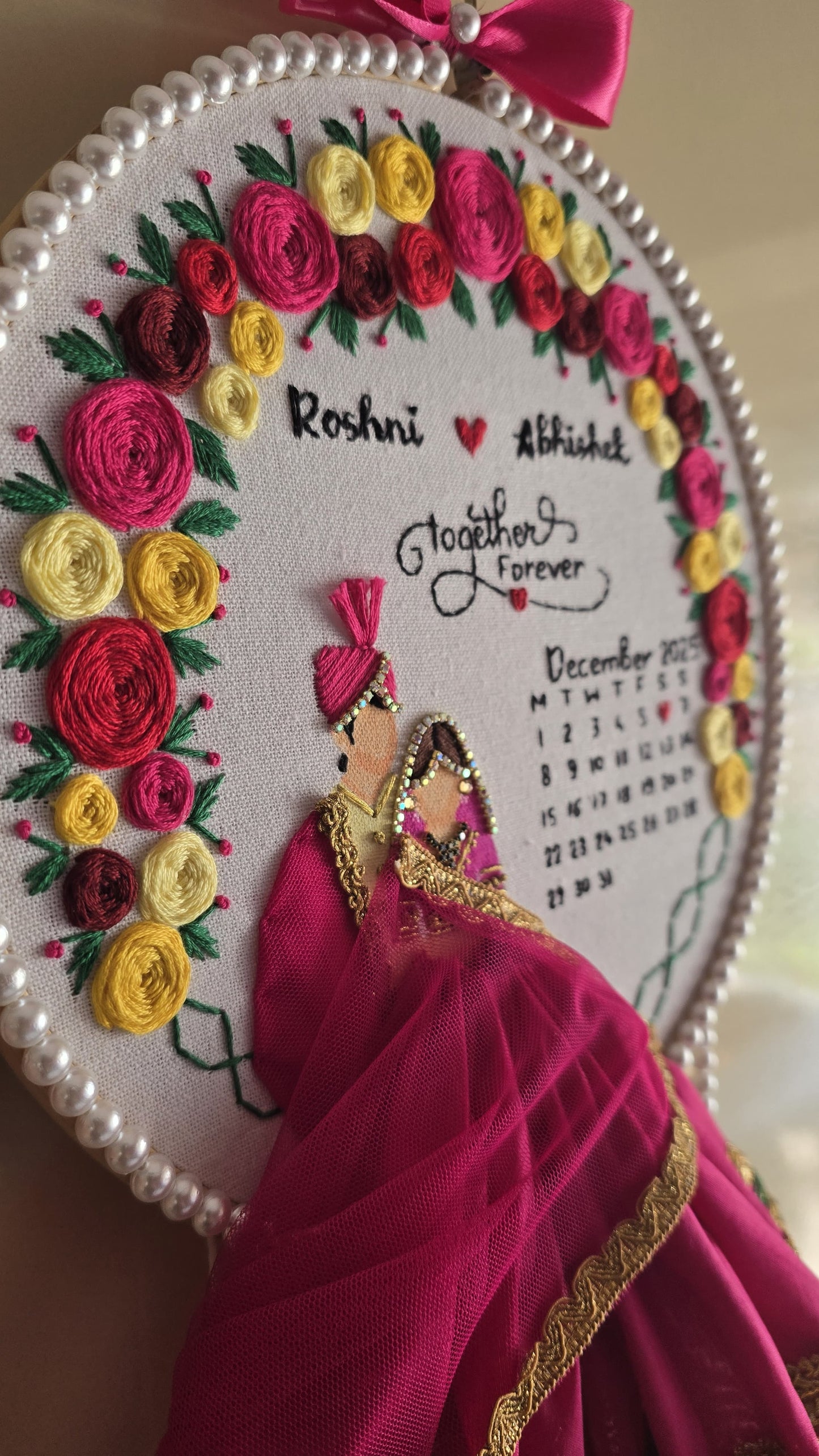 Embroidery Wedding Hoop
