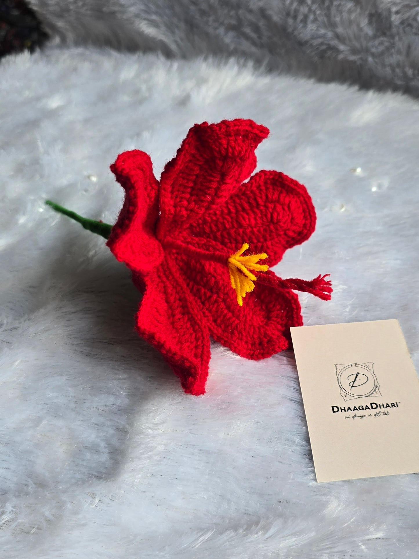 Hibiscus Crochet Flower